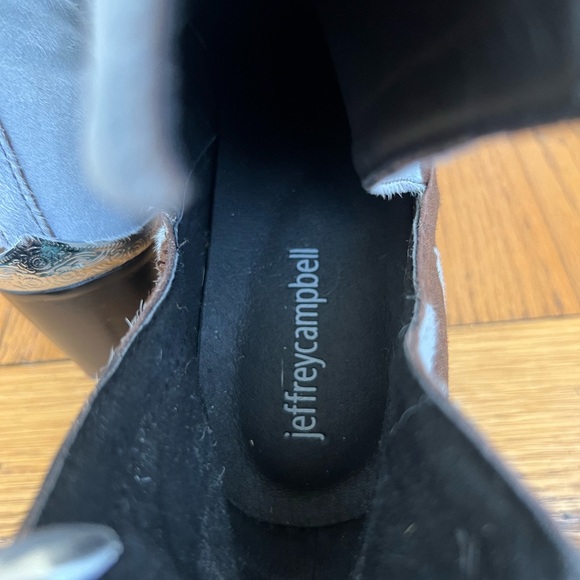 Jeffrey Campbell Cow Print Ankle Boots size 9 - Picture 5 of 6